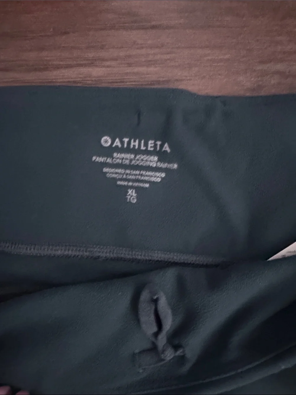 Athleta Rainer Emerald Green High-Rise Track Joggers